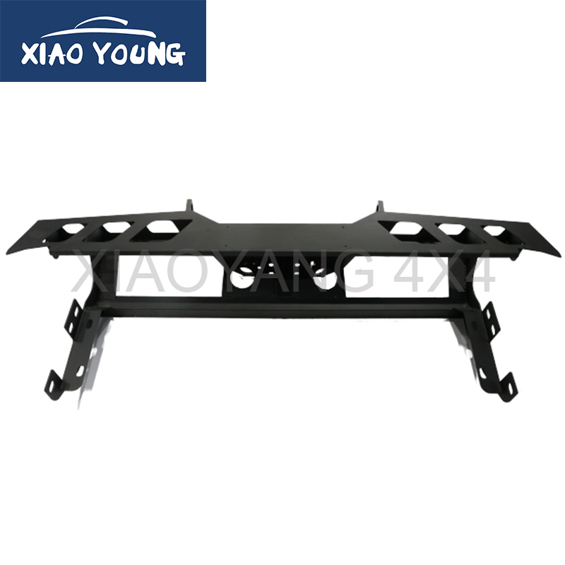 Universal Black Steel Rear Guard Bumper Hilux Dmax Np300 Triton can fit in