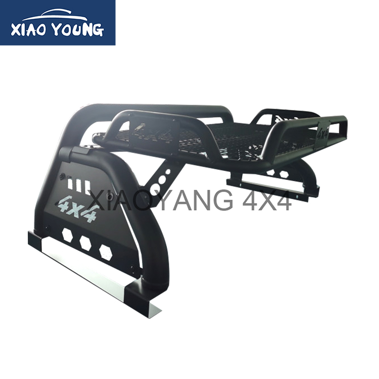 Steel 4X4 Pickup Trucks Roll Bar With Roof Rack