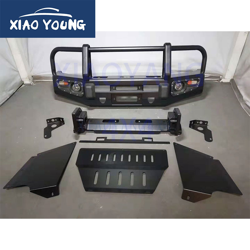 Steel 4x4 Pickup Truck Front Bumper Grille Guard Car Accessories for Hilux Revo Vigo Ranger Dmax Amarok Triton NP300 BT50
