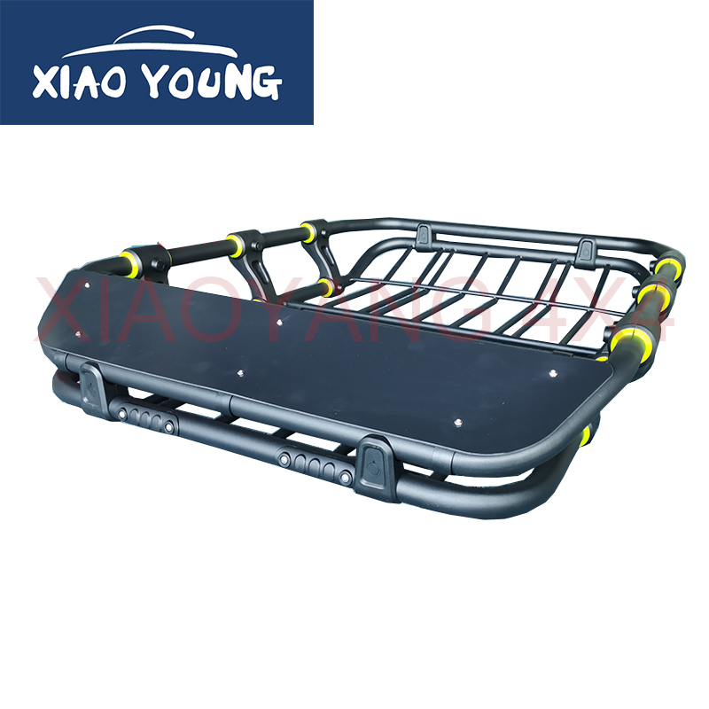 4x4 Pickup Truck Black Steel Universal Roof Rack Basket