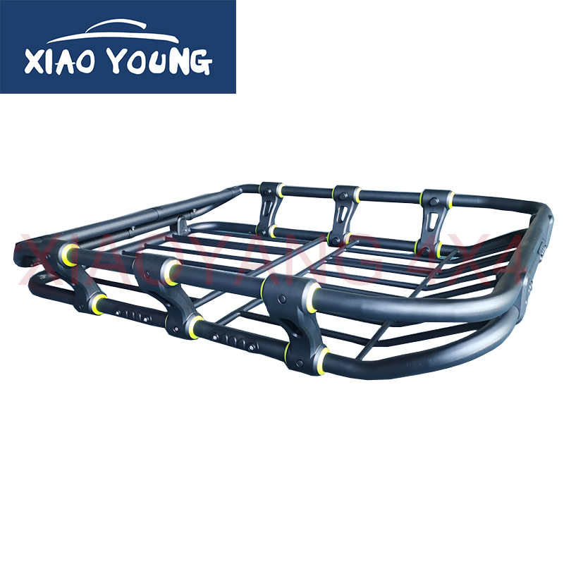 4x4 Pickup Truck Black Steel Universal Roof Rack Basket