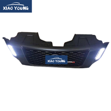 ABS Body Kits Grille Front Grill With LED Lights For Navara NP300