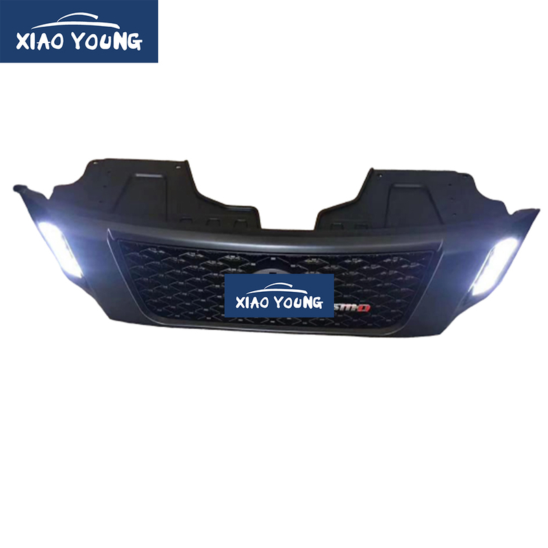 ABS Body Kits Grille Front Grill With LED Lights For Navara NP300