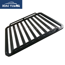 Universal Black Aluminum Roof Rack Basket Luggage Cargo Carrier