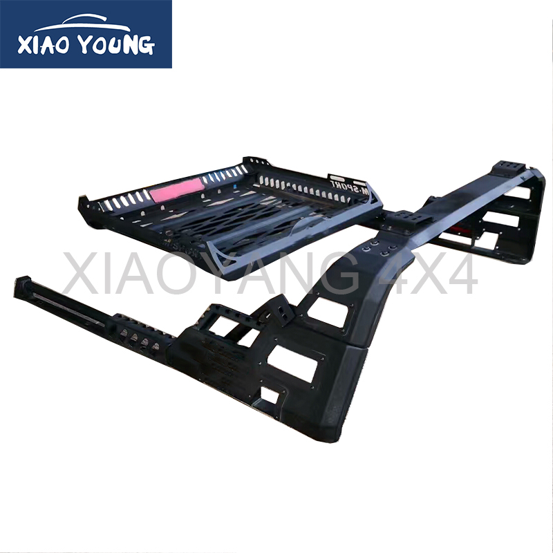 Heavy Duty Style Black Steel Roll Bar For Hilux Revo 2015+