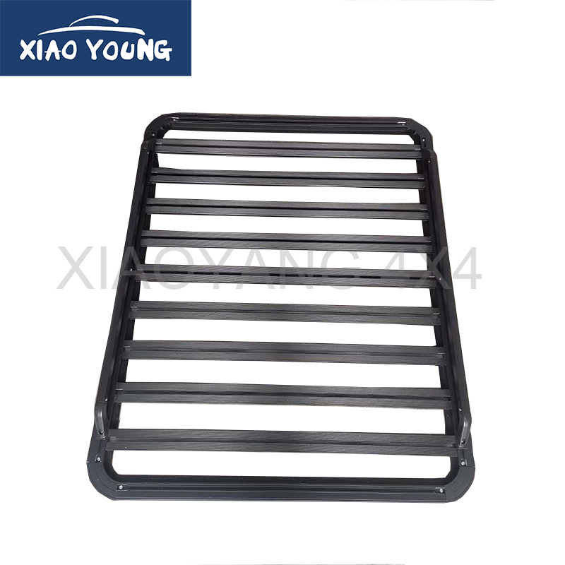 Universal Black Aluminum Roof Rack Basket Luggage Cargo Carrier