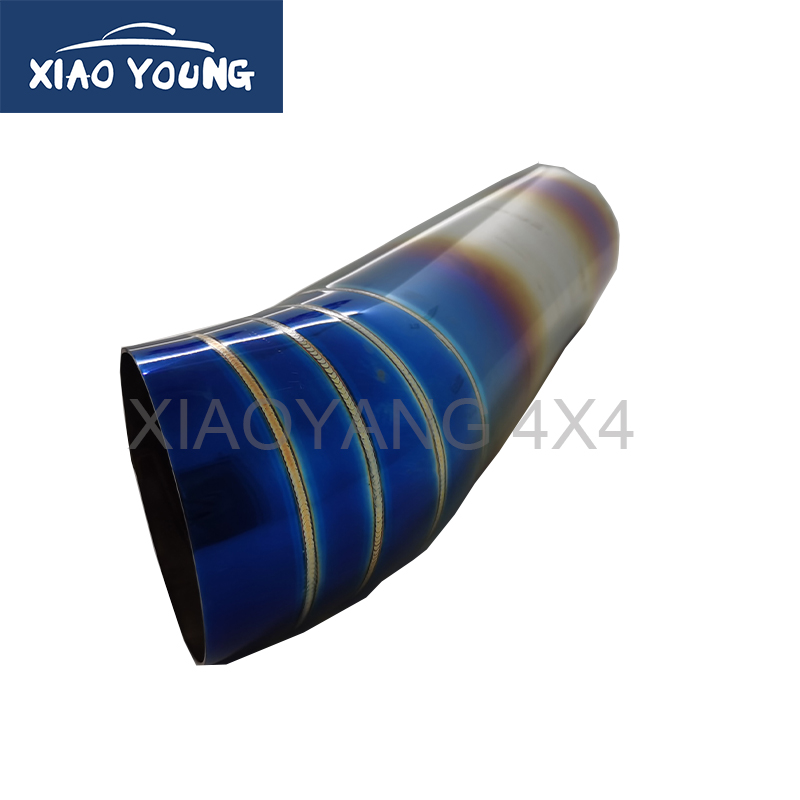 Stainless Steel Polished Performance Exhanust Pipe Universal Car Muffler
