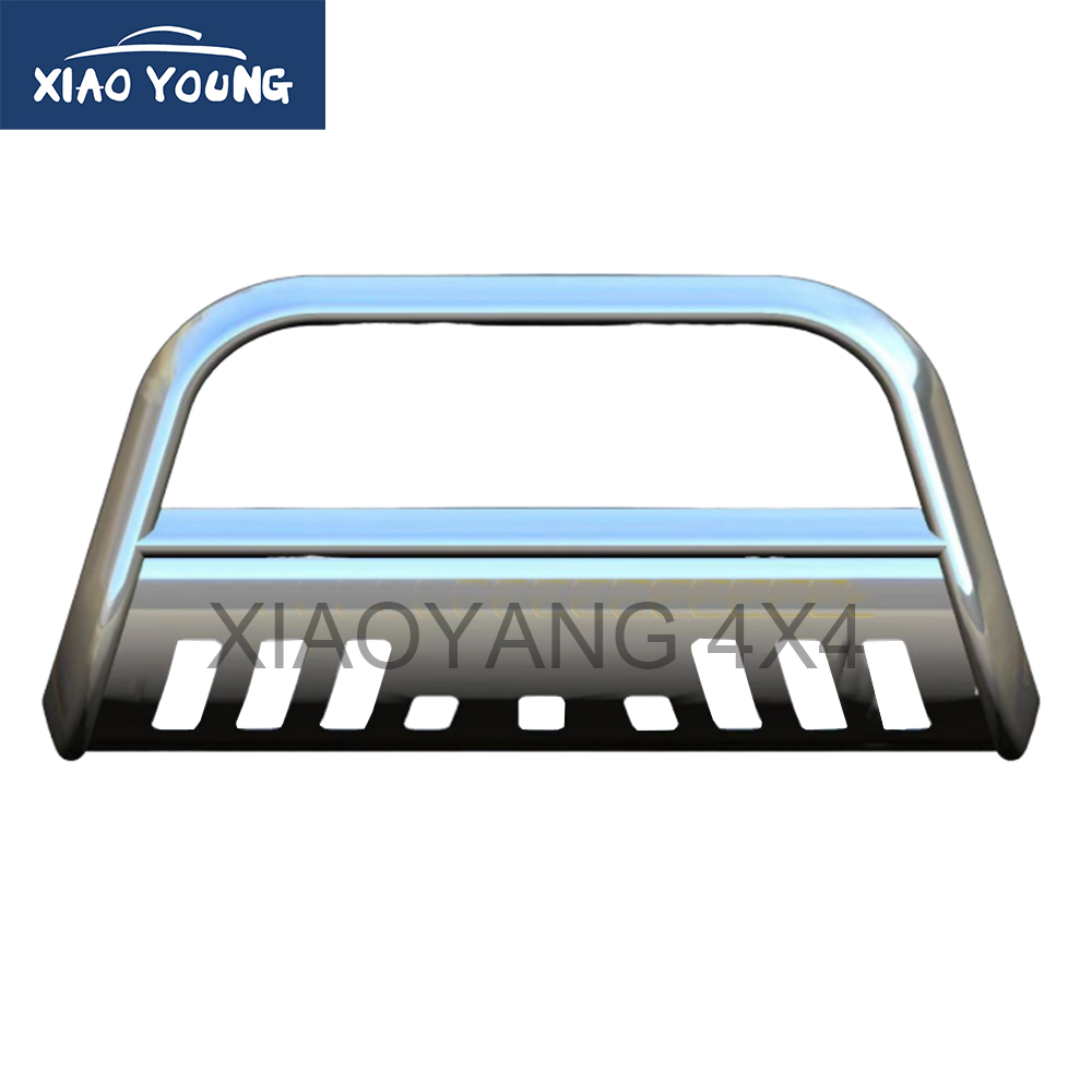 3 Inch Stainless Steel Grille Guard Bull Bar Front Bumper For Dmax 2015+