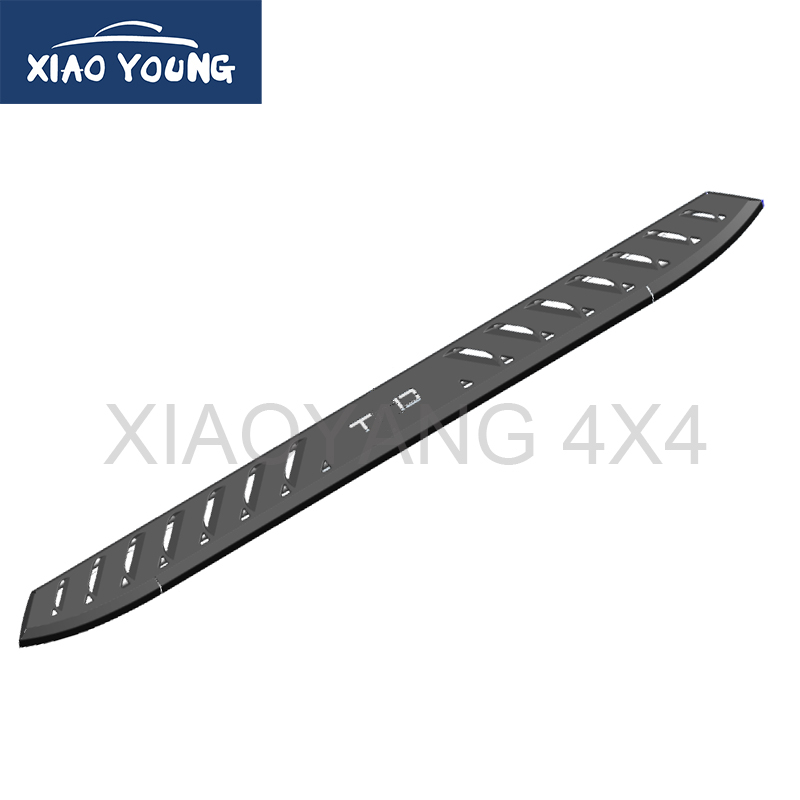 Black Steel Running Board Side Step For Hilux Revo 2015+