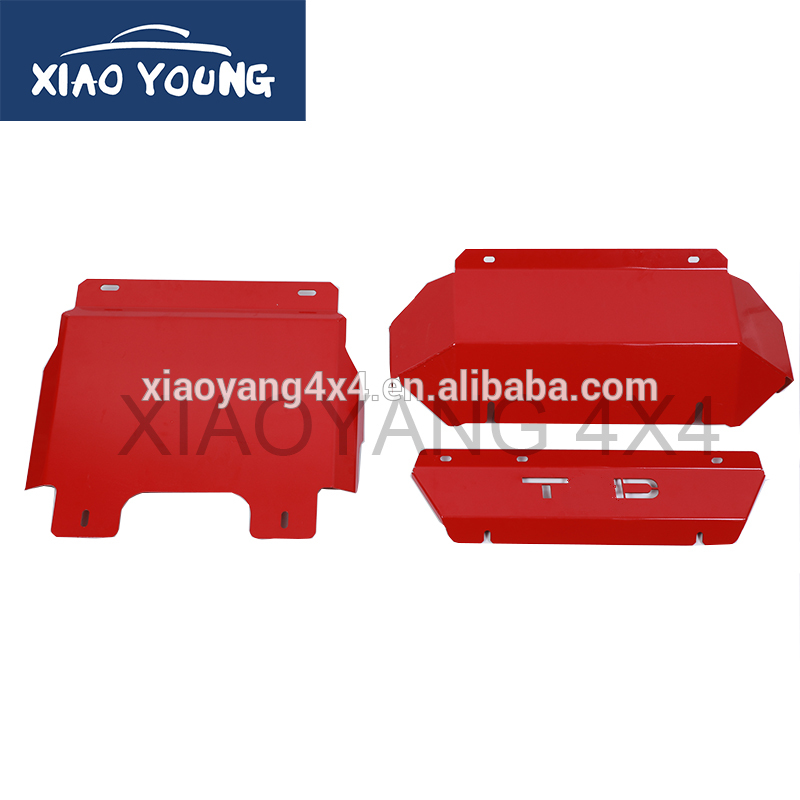 Steel Protect Engine Anti-Skid Plate