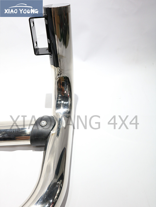 3 Inch Stainless Steel Grille Guard Bull Bar Front Bumper For Hilux Revo 2015+