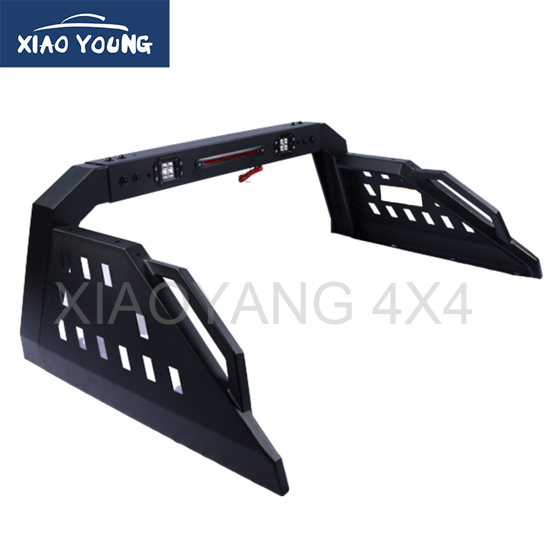 Heavy Duty Style Black Steel Roll Bar For Hilux Revo 2015+