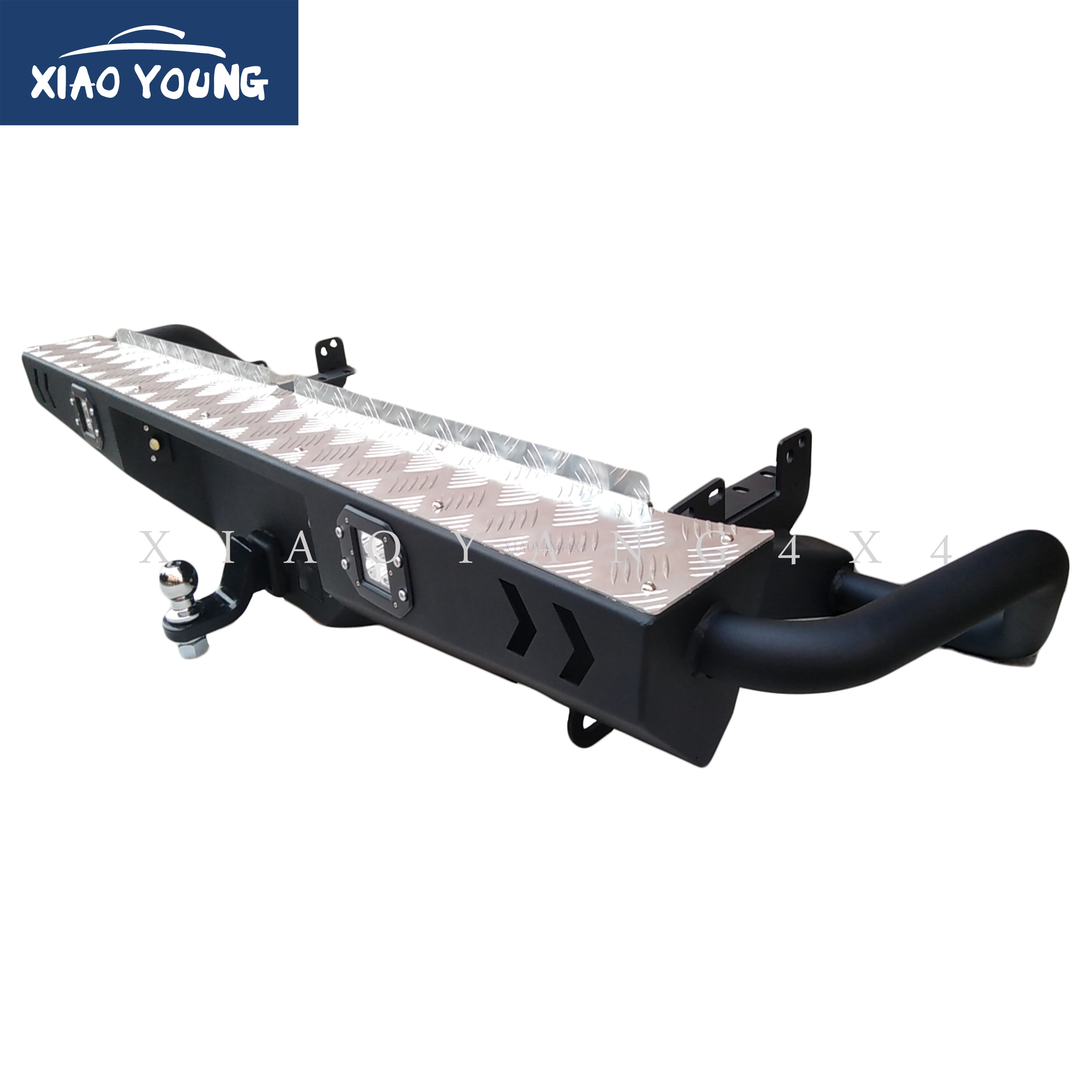 Heavy Duty 4x4 Auto Grille Guard Rear Bumper for Hilux Ranger Triton Amarok Revo Vigo Np300