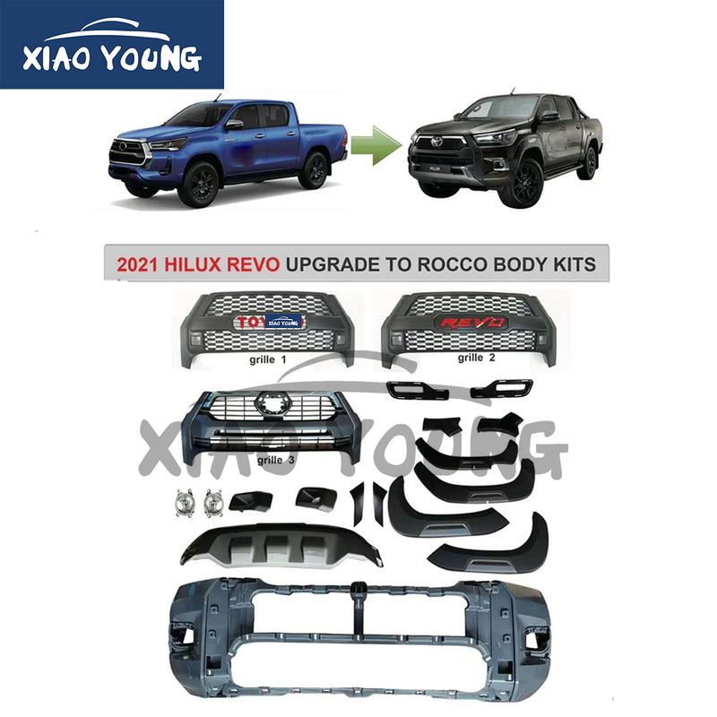 New Arrival!!! Hilux Revo Body Kits Upgrade For Hilux Rocco 2021