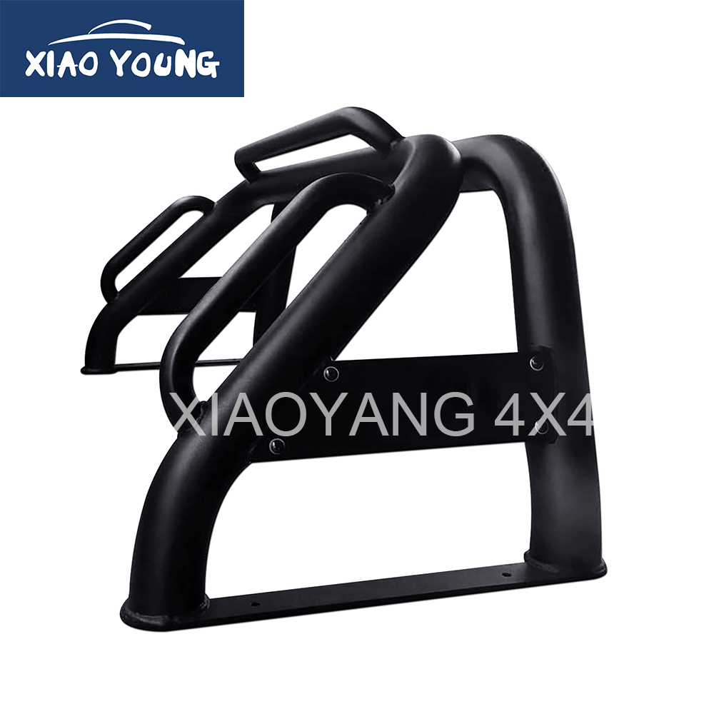 Black Power Coated Steel Sport Roll Bar For Hilux Vigo