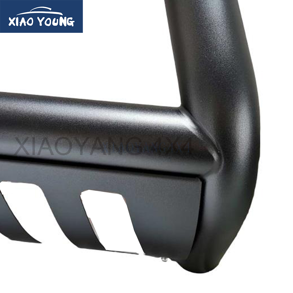 4X4 Bull Bar Black Steel Grille Guard Front Bumper Guard for Hilux Revo Vigo Ranger Triton Dmax Amarok NP300 BT50