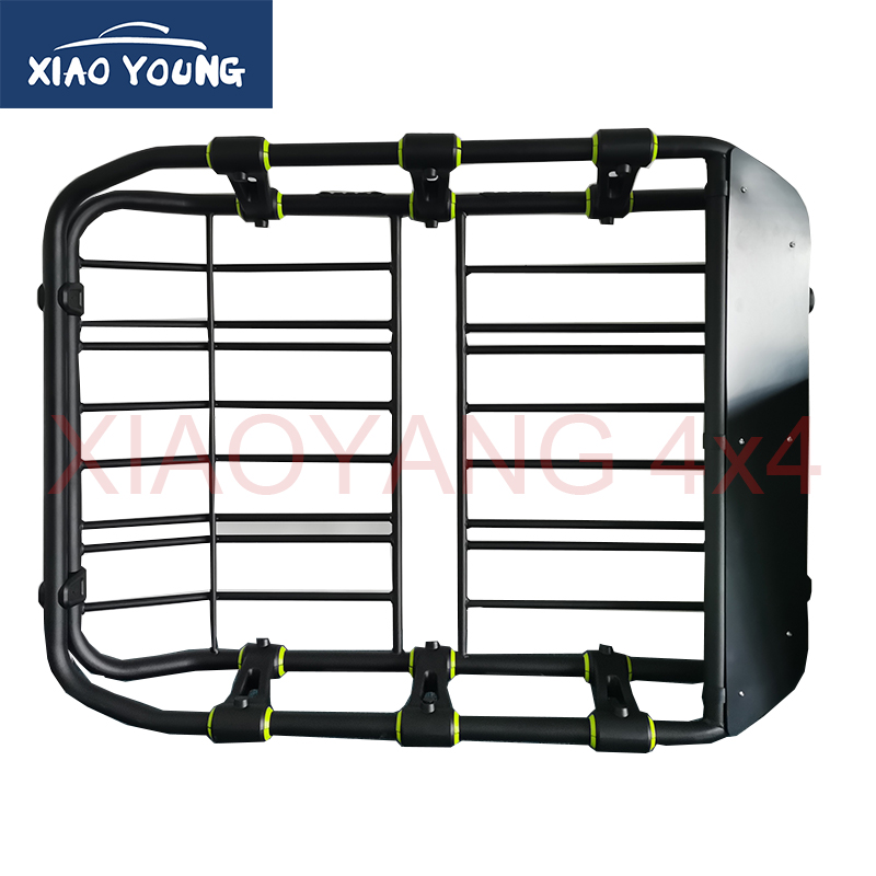 4x4 Pickup Truck Black Steel Universal Roof Rack Basket