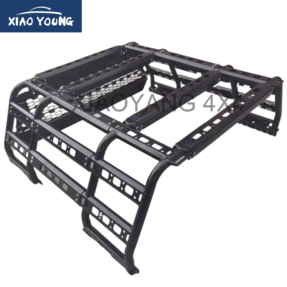 Black Steel Universal Roll Bar Fit in Hilux,Amarok,Dmax, Np3000
