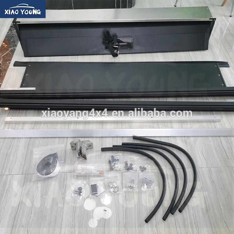 Aluminum Retractable Roller Lid Shuttle Bed Cover Tonneau Cover For Hilux Rocco 2019 2020