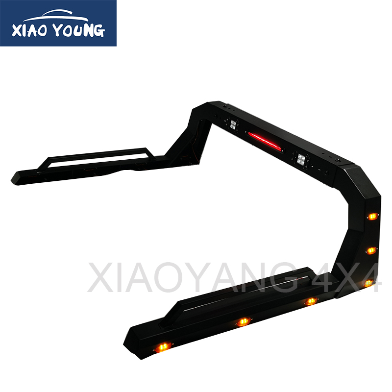 Heavy Duty Strong Style Black Steel Roll Bar For Hilux Revo 2015+