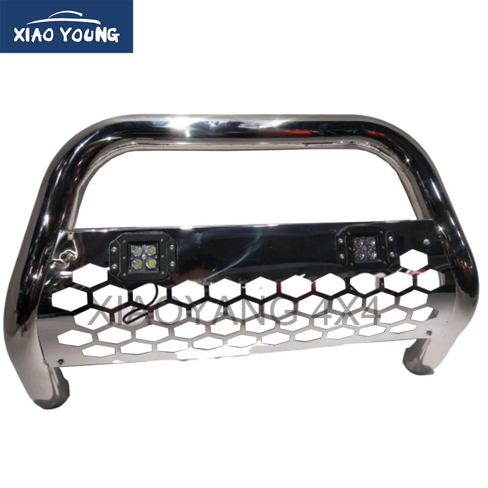 3 Inch Stainless Steel Grille Guard Bull Bar Front Bumper For Navara Np300 2015+