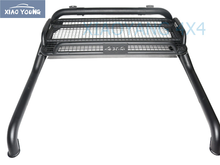 Black Steel Roll Sport Bar For Hilux Revo Rocco 2015-2020
