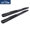 Black Steel Powered Coated 4 Inch Oval Straight Side Step Bar Running Board For Siverado 1500 2500 3500 Regular Cab 2007-2018