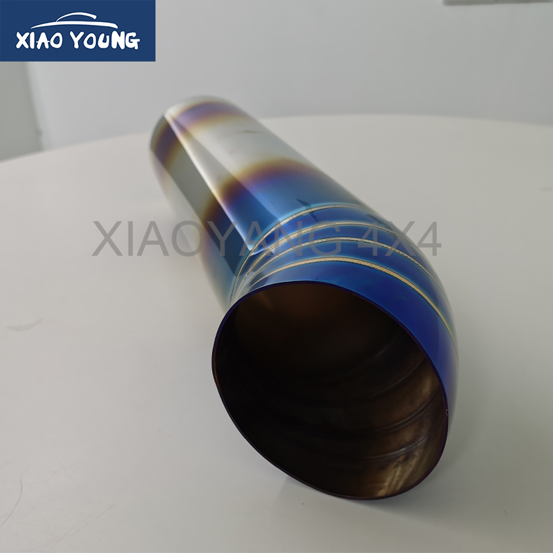 Stainless Steel Polished Performance Exhanust Pipe Universal Car Muffler
