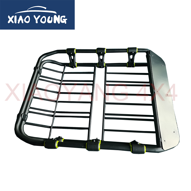 4x4 Pickup Truck Black Steel Universal Roof Rack Basket