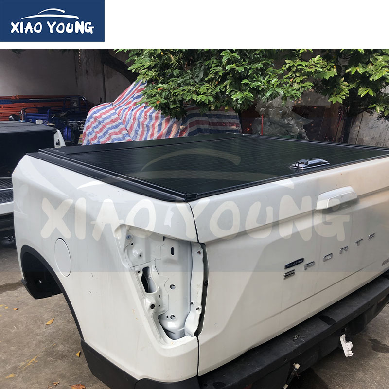 Aluminum Retractable Roller Lid Shuttle Bed Cover Tonneau Cover For ranger T7 2015+