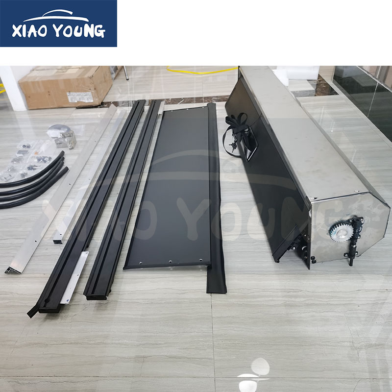 Aluminum Retractable Roller Lid Shuttle Bed Cover Tonneau Cover For Hilux Revo 2015+