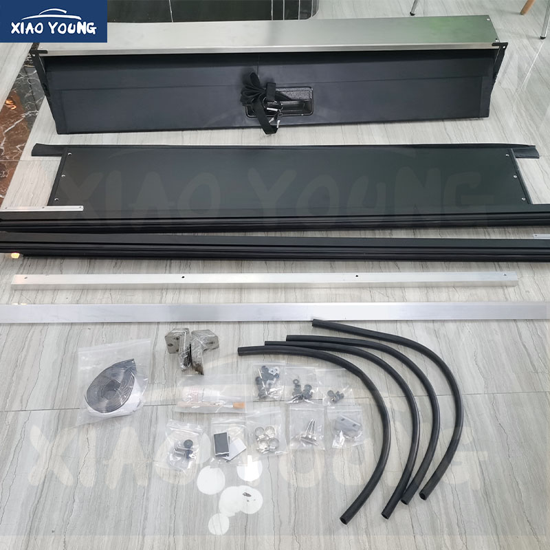 Aluminum Retractable Roller Lid Shuttle Bed Cover Tonneau Cover For ranger T7 2015+