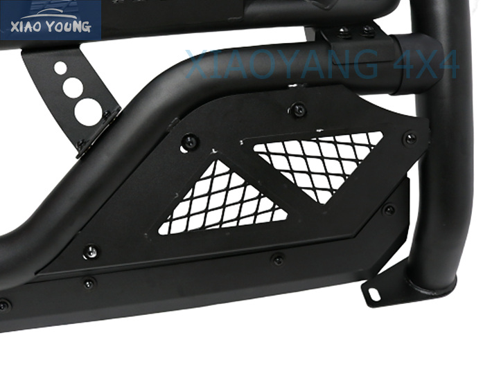 Black Steel Roll Sport Bar For Hilux Revo Rocco 2015-2020