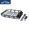 New Arrival Universal Black Steel Roof Rack Basket Luggage Cargo Carrier