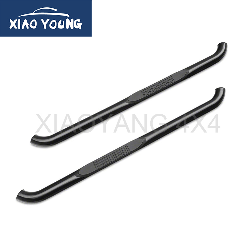3 Inch Black Steel Powered Coating Side Step Running Board For Triton L200 2015+ 4 Door