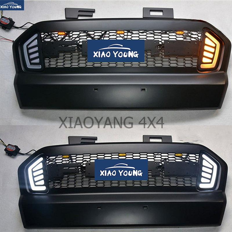 Front Grille Grill For Range T7 Raptor With Daytime Running Light