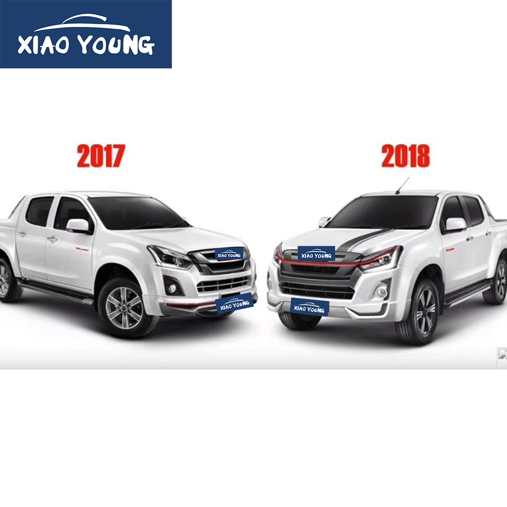 ABS Plastic Front Grille Grill Bumper For Dmax 2018