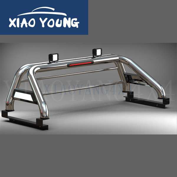 201 SS Pickup Truck 4x4 Roll Bar For Hilux Vigo Revo Np300 Triton Dmax Amarok BT50 Ranger