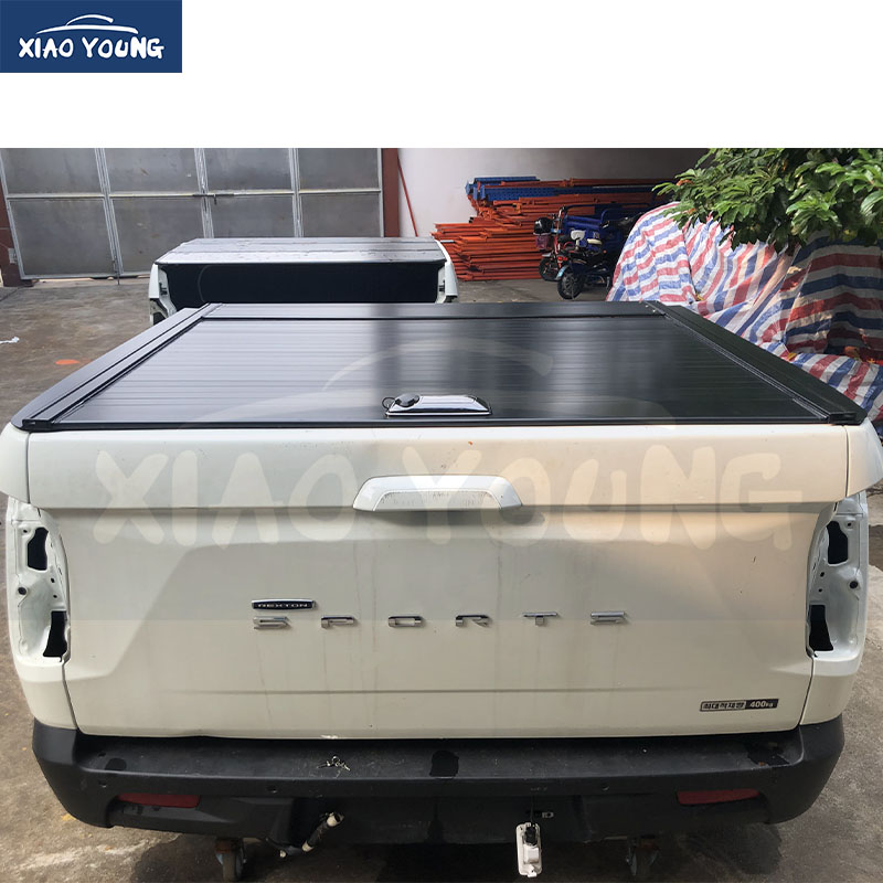 Aluminum Retractable Roller Lid Shuttle Bed Cover Tonneau Cover For ranger T7 2015+