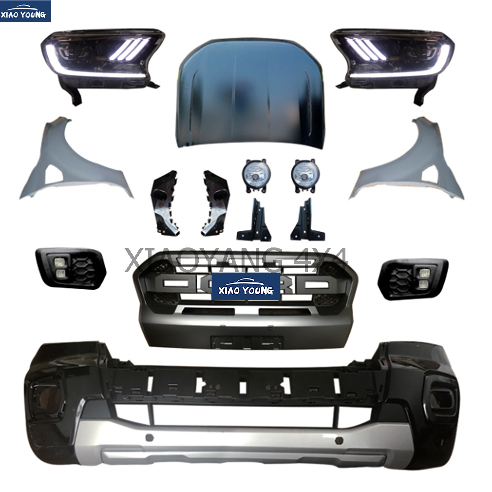 Hot Sales ABS Body Kits Bumper Front Grille For Rang-er T6 Update To T8