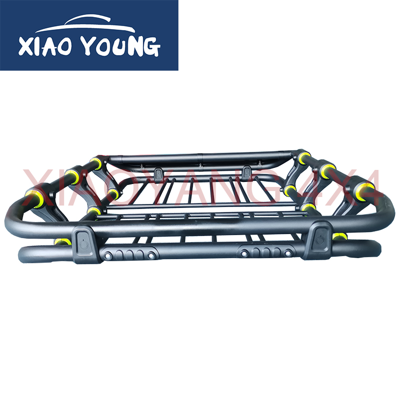4x4 Pickup Truck Black Steel Universal Roof Rack Basket