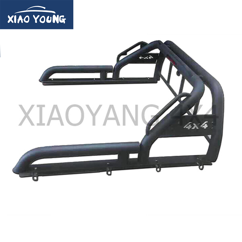 Black Steel Roll Bar For Hilux Revo 2015+ Roll Sport Bar For Truck