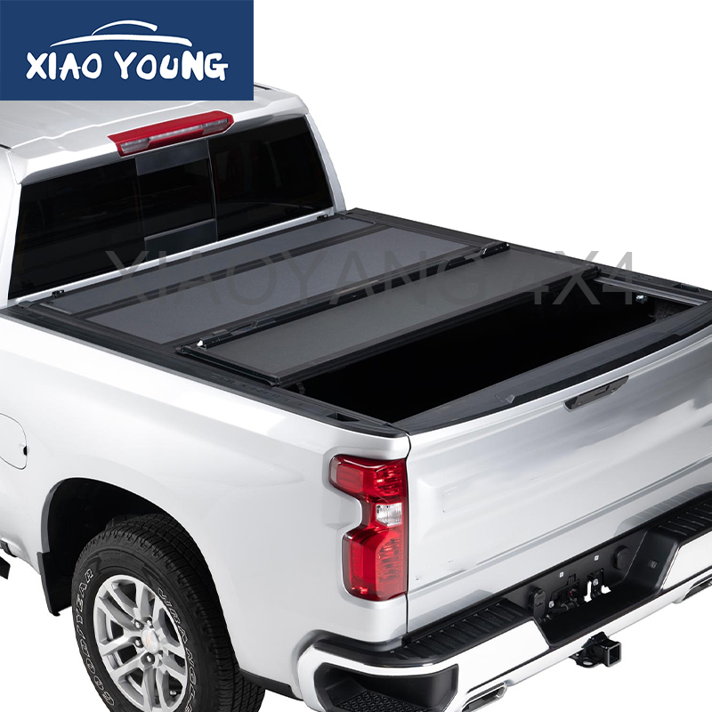 Auto Accessories Aftermarkets 4x4 Pickup Bed Hard Four-Fold Tonneau Cover For Hilux