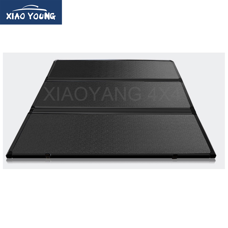 Auto Accessories Aftermarkets 4x4 Pickup Bed WaterProof Hard Tri-Fold Tonneau Cover For Hilux Revo 2015+