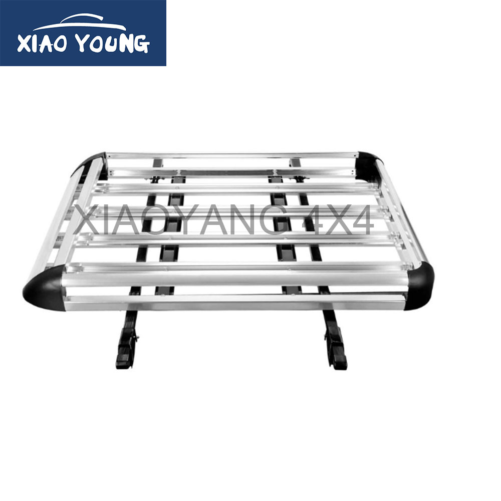 Universal Aluminum Roof Rack Basket Luggage Cargo Carrier